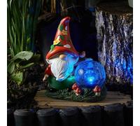 Pflanzen Klle Smart Garden Solar Powered Woodland Wizard Crackle Glove LED Ornament 20.5cm