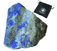 Solara Crystal | Raw Healing Crystals - Natural Amethyst, Quartz, Citrine & More | Chakra Balancing, Meditation, Energy Cleansing, Spiritual Decor, Gift Bag Included (Lapis Lazuli)