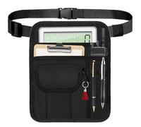 Solaradgy Premium Server Pouch, Beautyflier Waist Apron for Cash Adjustable Belt Waitress Apron with Pockets & Buckle Utility Server Accessories Bag Ideal for Busy Environments