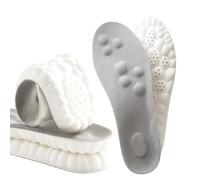 SolaraPickleball Insoles, Solara Insoles Men & Women, 4D Anti-Slip Prevent Foot Odor Providing Shock Absorption and Cushioning Memory Foam Insole (Gray, M9/W10)