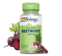 Solaray - Beetroot Capsules - 100 Vegan Capsules - Vitamins & Mineral Rich - Natural Nitric Oxide Booster - Highly Bioavailable Superfood - Beetroot Powder Supplement - Lab Verified - Made in The USA