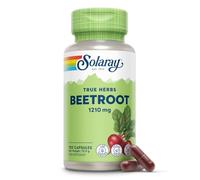 Solaray Beetroot Capsules, 100 Vegan Capsules, Whole Beetroot Powder