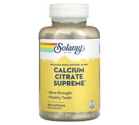 Solaray, Calcium Citrate Supreme, 180 Capsules