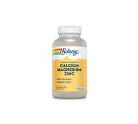 Solaray Calcium Magnesium Zinc, Strong Bones & Teeth, Heart, Nerve & Immune Function Support (250 CT)