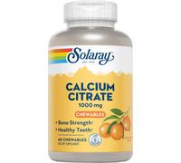 Solaray Chewable Calcium Citrate 1000 mg 60 Chewable Tablets