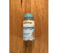 Solaray D-Mannose with CranActin Cranberry Juice Concentrate 60 VegCaps - New