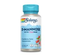 Solaray D-Mannose with CranActin & Vitamin C - 60 x 1000mg Vegicap