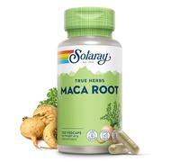 Solaray Maca Root - 100 Vegan Capsules - High Strength Peruvian Macaroot Extract Supplement for Women and Men - 3+ Month Supply - Lab Verified, GMO and Magnesium Stearate Free