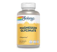 Solaray Magnesium Glycinate Chelated 350mg, 120 Vegan Capsules | Improved Absorption, Gentle on Stomach, Lab Tested, Supports Energy, Muscle Function, Relaxation & Reduces Fatigue