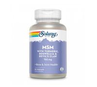 Solaray MSM 750mg with Turmeric & Boswellia - 90 Vegcaps - Joint Support-88.89g