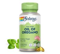 Solaray Oil of Oregano 150 mg - 60 Vegan Softgels | High Strength Natural Herbal Defence with Omega-3 & 6 Fatty Acids | with Extra Virgin Olive Oil for Gentle Digestion | Immune & Wellness Support
