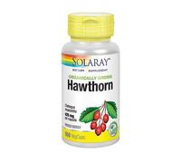 Solaray Organically Grown Hawthorn Berry, 100 Veg Caps (Pack of 1)