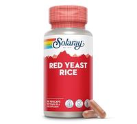 Solaray Red Yeast Rice 600mg - 90 Vegan Capsules - High Strength Herbal Supplement from Monascus Purpureus with Monacolin K - Lab Verified, GMO & Gluten Free