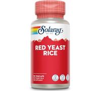 Solaray - Red Yeast Rice Extract - 90 Vegan Capsules - High Strength Herbal Supplement from Monascus Purpureus with Monacolin K - Lab Verified, GMO & Gluten Free