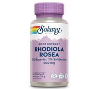 Solaray Rhodiola Rosea 500mg, 60 Vegan Capsules, High Strength