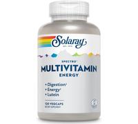 Solaray Spectro Energy Multivitamin, 120 VegCaps - Comprehensive Daily Multivitamin for Balanced Energy