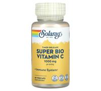 Solaray, Super Bio Vitamin C, 1,000 mg, 60 VegCaps (500 mg per Capsule)