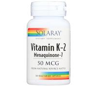 Solaray Vitamin K-2 Menaquinone-7, 50mcg, 30 Vegetarian Capsules