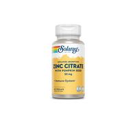 Solaray Zinc Citrate 50mg | Immune Function, Cellular & Skin Health Support | Easy Digestion Formula | 60ct