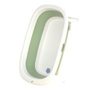 SolarBliss Multi-Functional Collapsible Pet Bathtub with Drainage Hole,Portable Indoor Outdoor Folding Small Pets Bathtub for Puppy Small Dogs Cats,light green-83x50x23cm