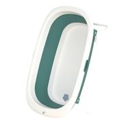 SolarBliss Multi-Functional Collapsible Pet Bathtub with Drainage Hole,Portable Indoor Outdoor Folding Small Pets Bathtub for Puppy Small Dogs Cats,dark green-83x50x23cm