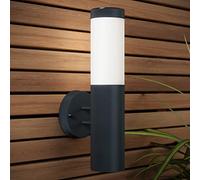 SolarCentre® Canterbury XT Solar Powered Outdoor Garden Wall Light Anthracite