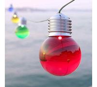 SolarCentre® Elan Outdoor Garden Multicoloured Solar Powered Festoon Lights - 20 LEDs