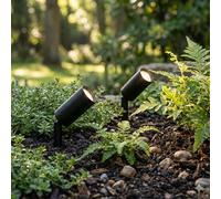 SolarCentre® Juno Outdoor Solar USB Micro Spotlights - Set of 2