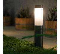 Solarcentre London Dualwhite Usb Solar Powered Outdoor Garden Post Light - Anthracite Edition