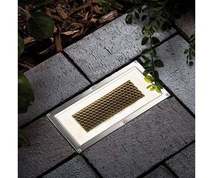SolarCentre® Onyx Outdoor Premium DualWhite Solar Powered Brick Driveway Light