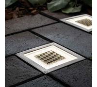 SolarCentre® Onyx Premium DualWhite Outdoor Solar Powered Half Brick Light