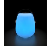 SolarCentre® Shimmer Solar Powered Outdoor Colour Changing Remote Controlled Mood Lights - Table Lantern 18cm