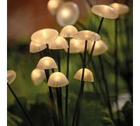 SolarCentre® Woodland Outdoor Solar Mushroom Lights - 15 Mushrooms (3 Sets of 5)