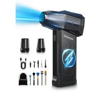 Solareye Compressed Air Duster PC Cleaner, 180000RPM Air Blower for PC Cleaning, Electric air Blower, 3-Speed Cordless Rechargeable Reusable Compressed Air Blaster for Laptop Computers Keyboard
