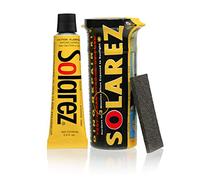 SOLAREZ UV Cure Polyester Weenie Travel Kit - Surfboard Repair Kit (0.5 Oz) Original Solar Cure Polyester Resin, Grit Sand Pad in a Water-tight Capsule ~ High Strength, Non-Yellowing, Made in The USA Brand: SOLAREZ