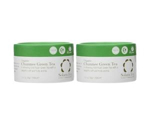 Solaris Tea - Organic Chun Mee Green Tea | 100% Organic Whole Leaf Tea | Certified Vegan | 15 x 2g Biodegradable Pyramid (Pack of 2)