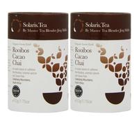 Solaris Tea Organic Loose Whole Leaf Rooibos Cacao Chai 50 g (Pack of 2)