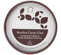 Solaris Tea - Organic Rooibos Cacao Chai Tea | 100% Organic Whole Leaf Tea | Certified Vegan | 15 x 2g Biodegradable Pyramid Teabags, (1 x 30 g)