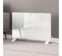 Solaro Cortona 465 x 770mm Electric Radiator White Glass Fronted 2000W