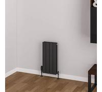 Solaro Double Panel 600 x 292mm Designer Aluminium Radiator Matt Anthracite