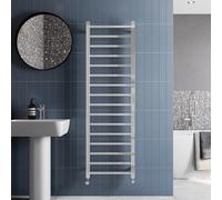 Solaro Square Bar Heated Towel Radiator Chrome - 1600 x 500mm