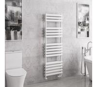 Solaro Tunstall 1600 x 500mm Double Panel Heated Towel Radiator - Matt White