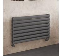 Solaro Tunstall 560 x 1000mm Double Panel Heated Towel Radiator - Matt Anthracite