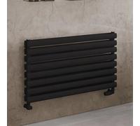 Solaro Tunstall 560 x 1000mm Double Panel Heated Towel Radiator - Matt Black