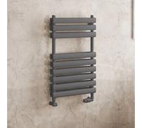 Solaro Tunstall 800 x 500mm Double Panel Heated Towel Radiator - Matt Anthracite