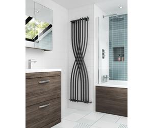 Solaro Xcite 1775 x 450mm Vertical Designer Radiator - Anthracite