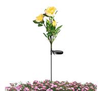 Solarosi Solar Light Outdoor, Garden -LED - Rose Pfahl | Solar Garden Light Outdoor Waterproof Lighting for Outdoor Terraces Outside the Yard