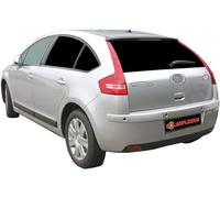 SOLARPLEXIUS Pre-Cut Flexible Car Window Shades for Baby - UV and Heat Blocking for CITROËN C4 2004-2010 -Complete set- No Tools Quick-Fit Car Sun Shades
