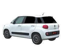 SOLARPLEXIUS Pre-Cut Flexible Car Window Shades for Baby - UV and Heat Blocking for FIAT 500L 2012- -Complete set- No Tools Quick-Fit Car Sun Shades