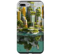 Solarpunk City Glass Bubble Futuristic Utopia Case for iPhone 7 Plus/8 Plus